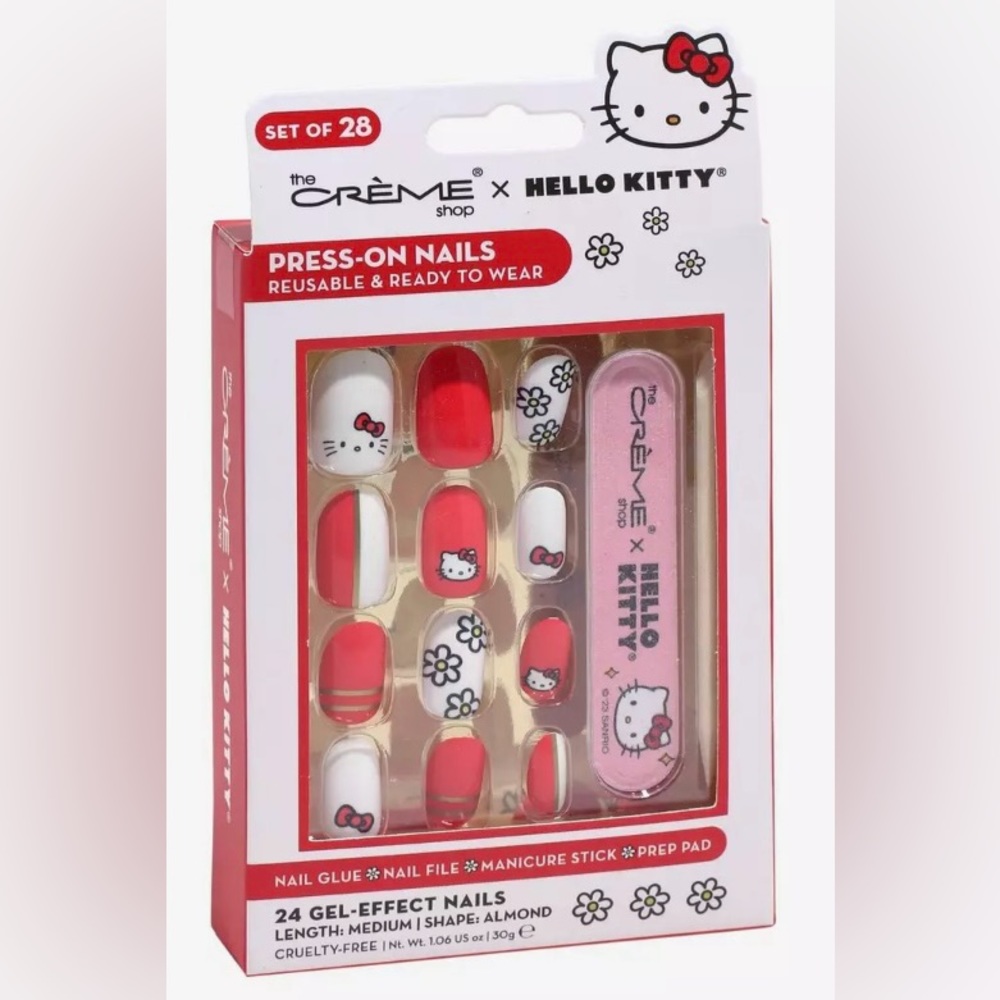 The Creme Shop Hello Kitty Faux Nail Set NIB